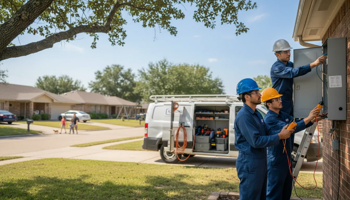 Certified electrician providing emergency electrical services in Warrior, AL